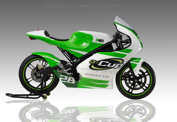 h-ker, e-cup, moto électrique de course française e-cup