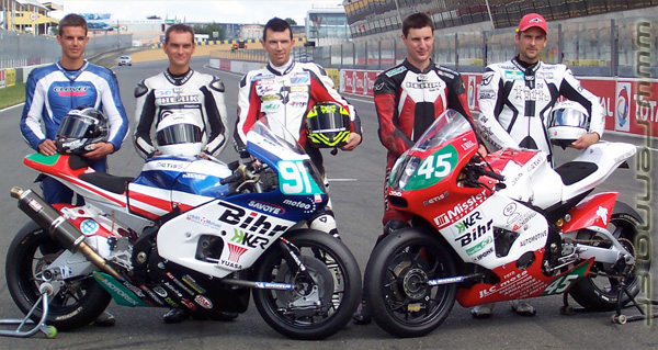 Team Bihr-MetisS #91, Team MetisS JLC Moto #45, pré 24H du Mans 2011 - renna.fr